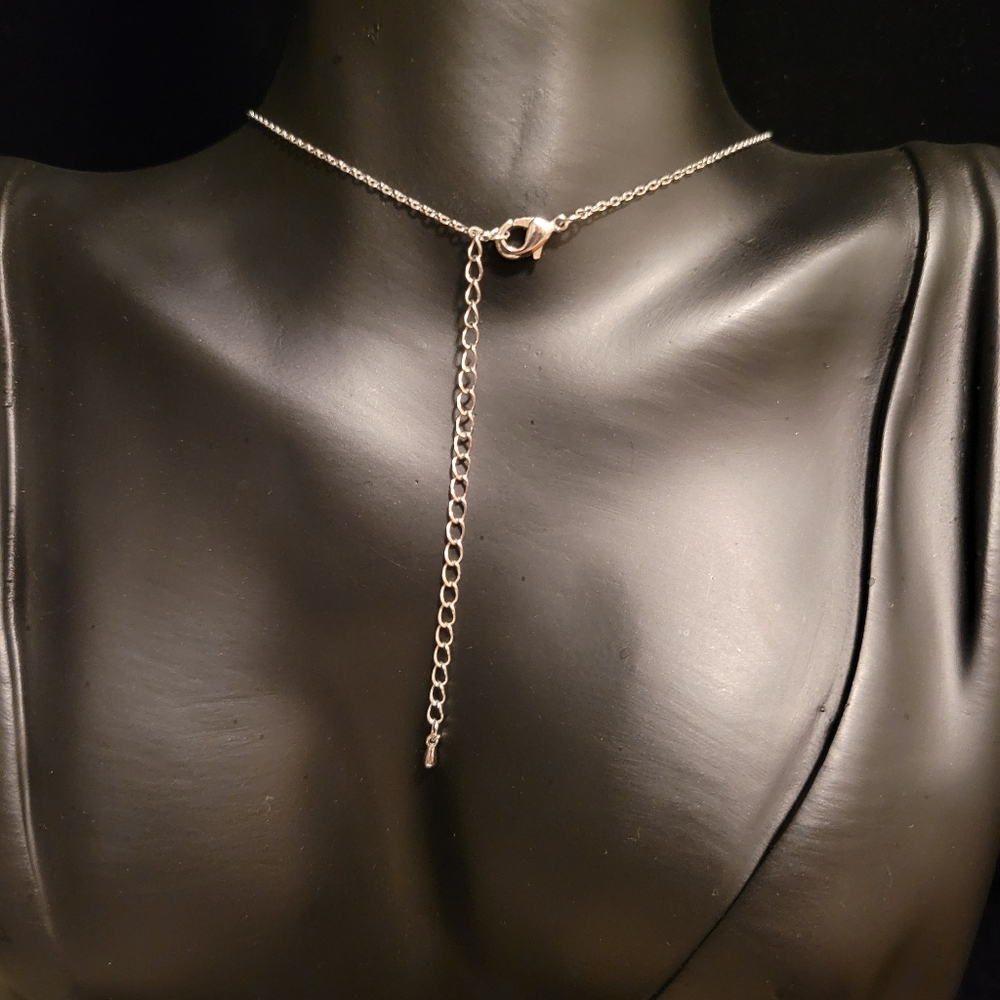 Estate Stainless Steel "Mama" Necklace - Picture 3 of 3